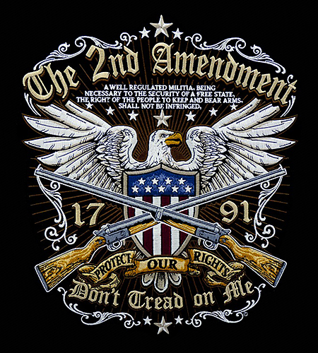 The 2nd Amendment Embroidery Digitizing